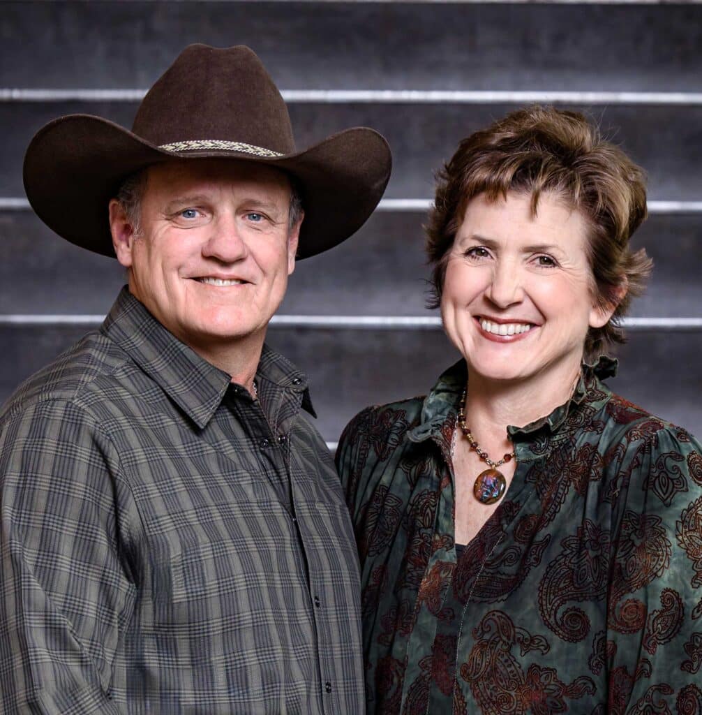 Greg and Kris Venhous, co-founders of Heartland Ranch, sharing about their work helping children affected by trafficking.