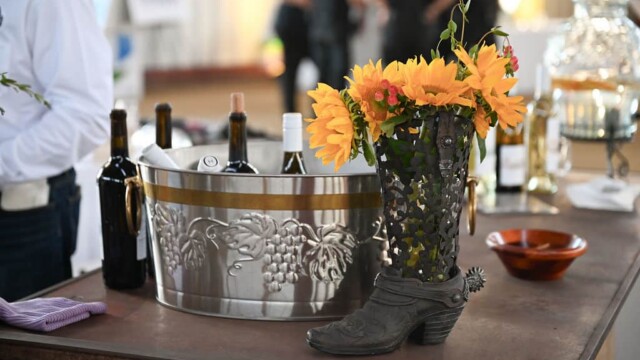 Western decor with sunflowers