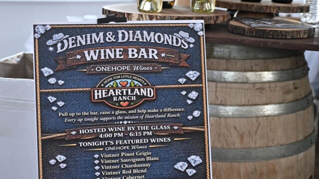 Hope For Little Hearts Fundraiser bar menu