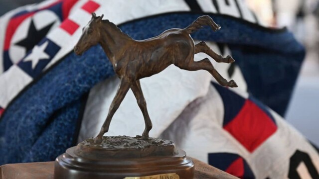 Horse statue for auction