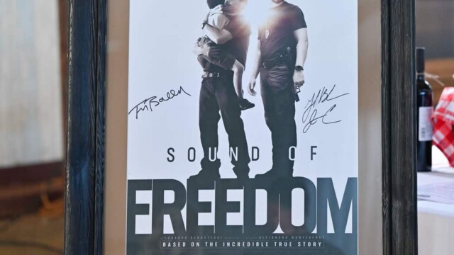 Signed "Freedom" movie poster