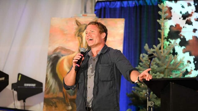 Tim Ballard speaking at Hope For Little Hearts Fundraiser